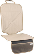 Car Seat Protector Leather Waterproof Child Safety Seat Protector Cover with Thick Pad and 2 Large Pockets Durable Kick Mat f