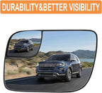 Senzeal Driver Side Heated Mirror Glass Replacement for Ford Explorer 2011-2019 Blind Spot Mirror Glass BB5Z-17K707-A (Left Side)
