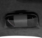 Betterhumz Sunglasses Organizer Box Car Sun Visor Compatible with BMW F20 F22 F23 F30 F34 F32 118i M235i M135i 114d 218i M240i Eyeglasses Holder Storage Case for Alcantara Accessories (carbon leather)