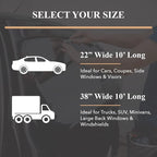 True LINE Automotive Window Tint Film Roll - 99% UV Protection, 1Ply - 35% Tint, Heat Shield Privacy Film - 22" Wide x 10' Long