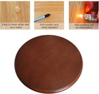 Wooden Dining Table Turntable, 27.6" Round Lazy Susan Turntable Silent Smooth, Easy to Clean for Dining Table Kitchen (70cm/2