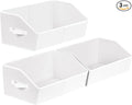 Homsorout Closet Baskets for Shelves Trapezoid - Decorative Storage Baskets with Handle, Closet Bins for Organization, Shelf 