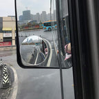 2PCS Large Stick-on Convex Blind Spot Mirror, 3.75" HD Glass Big Round Convex Rear View Mirror, Strong Adhesive for Car, Van, SUV and Trucks (3-3/4"(95mm), Frameless)