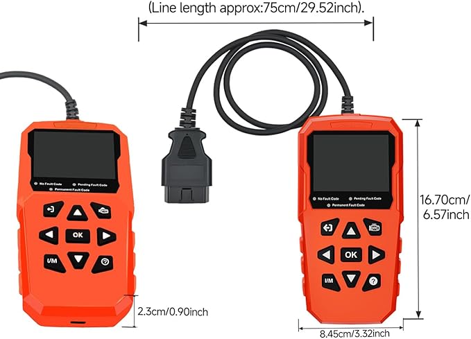 OBD2 Scanner,V880 Car Scanner Diagnostic Tool: Car Check Engine Code Reader with Reset,Live Data & Freeze Frame,Mode 6, Mode 8,