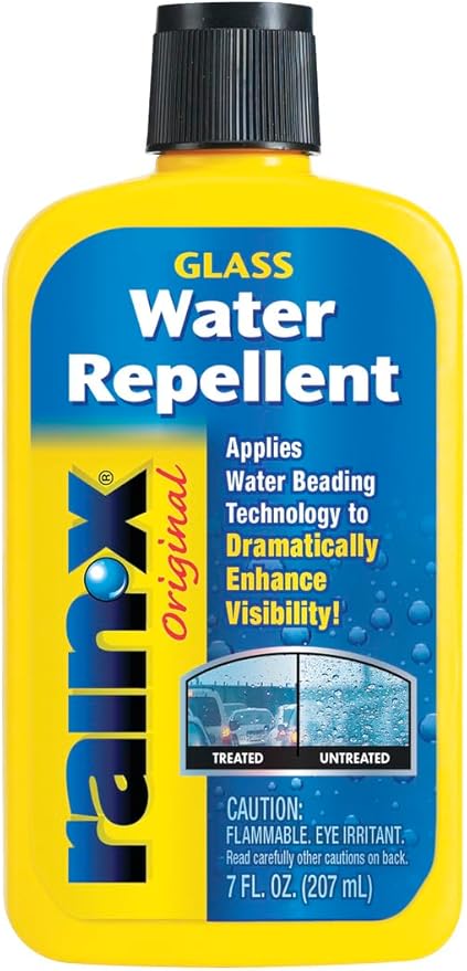 Rain-X 800002243 Glass Treatment, 7 oz. - Exterior Glass Treatment To Dramatically Improve Wet Weather Driving Visibility Dur