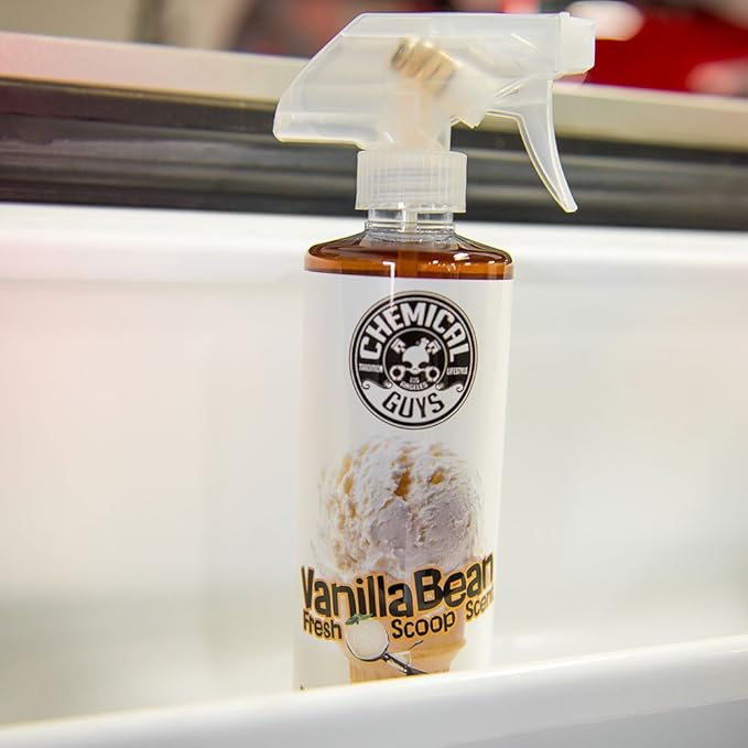 Chemical Guys AIR23116 Vanilla Bean Fresh Scoop Scent Air Freshener & Odor Eliminator, (Great for Cars, Trucks, SUVs, RVs, Ho