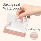 30 PCS Clear Plastic EVA Anti Tarnish Jewelry Storage Bags, Zip Ziplock Jewelry Pouches for Selling & Gift, Little Mini Trave