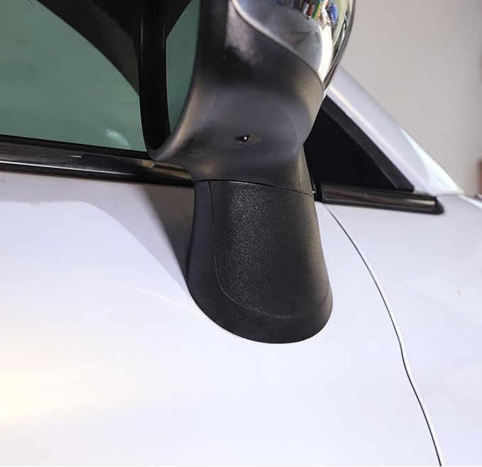 1 Pcs Side Mirror Arm Cover,Left/Right Mirror Stem Cap,Fit for Fiat 500/Fiat 500 Convertible/Abarth 595/Abarth 695 735450654 735450655 0735642839,Car Mirror Cover Housing,Replacement (Right)