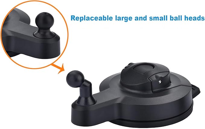 The Universal Car Dash Cam Suction Cup Holder is Compatible with Garmin Mini/Mini 2/Min 3 30 35 45 46 55 56 65W 66W 67W X110 X210 X310/Speak Plus.