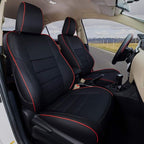 EKR Rav4 Seat Covers Custom Fit for Toyota Rav4 XLE,Platinum,Limited 2013-2018 & SE 2016-2018, Leather Car Seat Cover Full Se