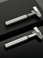 2-in-1 Car Safety Hammer and Seatbelt Cutter Shatters Double-Layer Laminated Glass, All-Metal Tesla-Inspired Design for Cars,