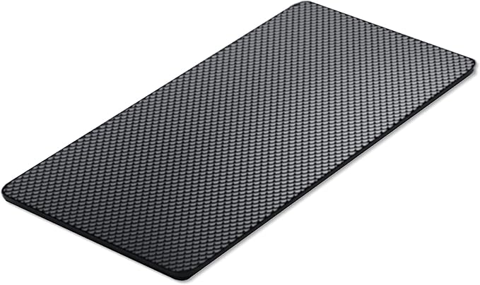 Car Dashboard Stick-On Placing Mat, Adhesive Silicone Pad for Car Interior, Cell Phone & Small Item Holder - Strong Viscosity
