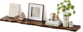 Floating Shelves for Wall Rustic Farmhouse 48 Inch Floating Shelf Bathroom Wooden Shelves for Wall Mounted Live Edge Pine She