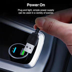 USB Car LED Lights, Interior Car Lights Strip 7 Colors Ambient Lighting with 118 inches Fiber Optic Music Sync Simple Installation EL Wire Lights (7 Colors/118 inches)