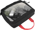 KRYDEX Clear Top Insert Bag with Hook Panel Tactical Packing Cube Travel Organizer Bag (Large)