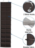 Libeder Hanging Shoe Organizer for Closet, Hanging Closet Organizers 20 Section Shoe Shelves, Space Saving Shoe Holder & Stor