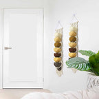 Boho Baseball Cap Hanger-1 Pack-Macrame Hat Organizer for Ball Caps Holder Over Door, Hat Rack for Wall, Cap Rack for Decorat