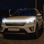 Hood Light Strip, TEKSHINNY 79 Inches Flexible Exterior Car LED Strip Lights Waterproof Car Led Light Daytime Running Light Strip for Cars, Trucks (White)
