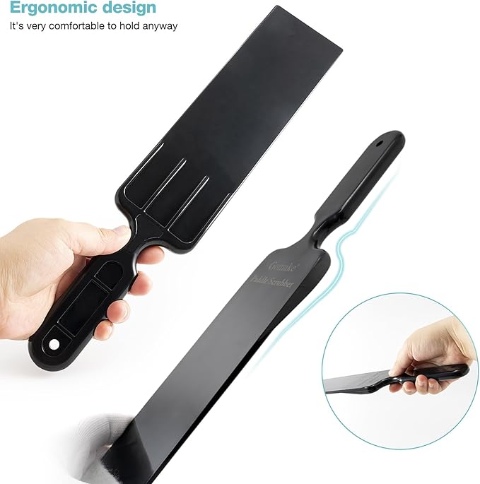 Gomake Window Tint Tools Bulldozer Squeegee Scrubber Paddle Squeegee Long Handle Tinting Tool for Front & Back Rear Window Film Auto Flat Glass Cleaning (Style A)