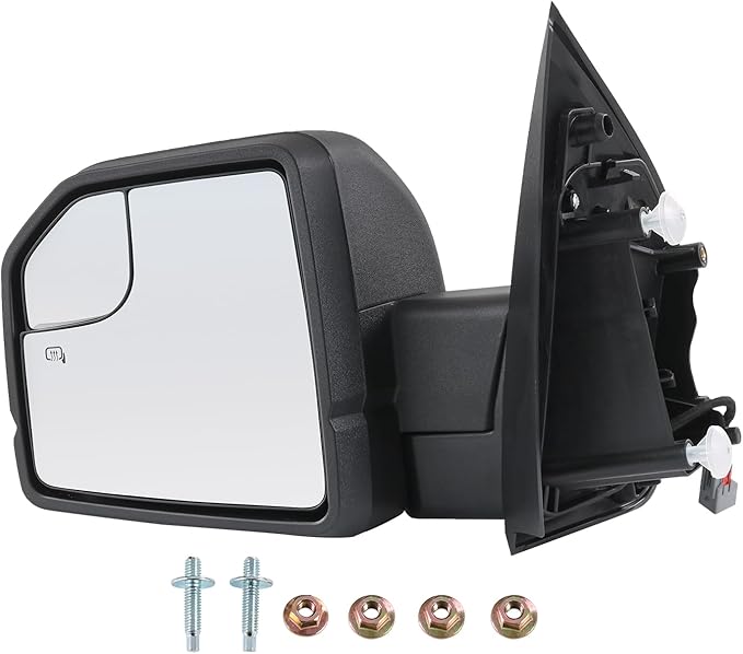 JDMSPEED Left Drive Side View Mirror Power Heated LED Signal Textured Black Left LH Compatible with 2015-2020 Ford F150 FL3Z-