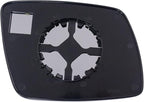 TRQ Driver Side Mirror Glass with Backing Plate Power Clear Snap-On for 2009-2019 Dodge Journey