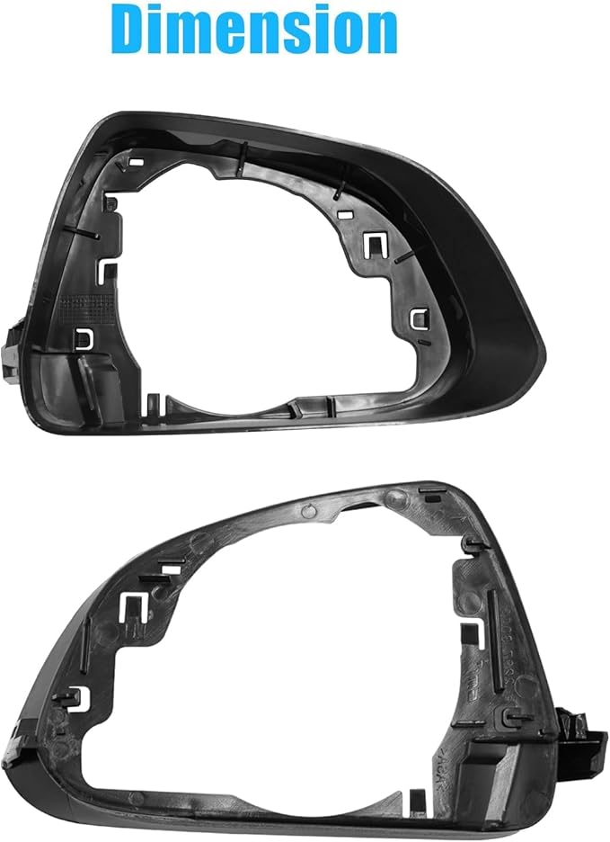 Jaronx Compatible with Tesla Model 3 Side Mirror Cover Housing 2017-2025, Right Passenger Door Wing Rearview Mirror Frame Cover Replacement Compatible with Tesla Model 3 Accessories