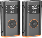 (New Upgrade) ZSX Tire Inflator Portable Air Compressor-160 PSI Air Pump with Memory Function, Electric Bike Pump with Tire