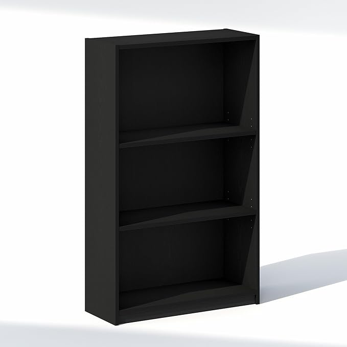 Furinno Reed Closet Organizers and Storage, 3-Tier Closet Organizer, Open Shelf Closet Storage, for Wardrobe, Bedroom, Living