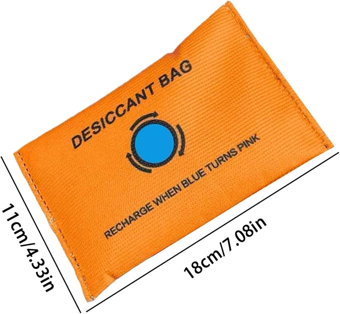 Reusable Desiccant Car Bag, Leak-Proof Moisture Absorber, Silicone Beads Moisture Remover with Eco-Friendly Feature, Hanging