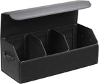 AUTOARK Leather Car Trunk Organizer,Durable Collapsible Adjustable Compartments Cargo Storage,Extra Large Capacity,AK-151