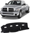FIILINES Dash Cover for 2006-2009 Dodge Ram 2500 3500/2006-2008 Dodge Ram 1500, Dashboard Mat Cover Sunshade Nonslip Mesh Pro