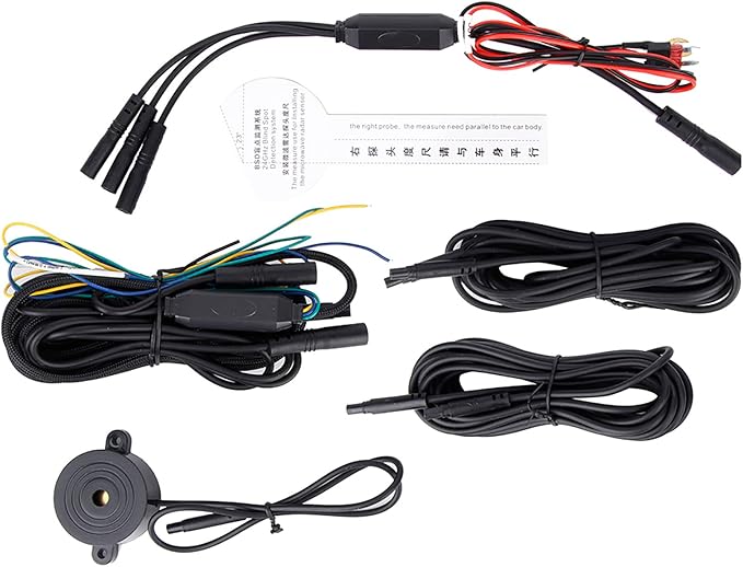 Car Blind Area Detection System, 12V Universal Blind Spot Detection Monitoring System Kit BSD Sensor