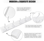 Badiano Wooden Coat Rack, Wall-Mounted Organizer for Closet, Entryway, Hallway, Foyer, Bedroom, Heavy Duty Double Hooks for H