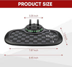 Wuyaoyao Multifunction Car Anti-Slip Mat Auto Phone Holder, PVC Car Dashboard Non-Slip Pad Phone Mount with Temporary Parking