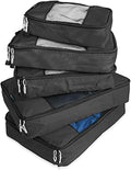 TravelWise 5 Piece Packing Cube Set, Durable Lightweight Luggage Organizer System with Small, Medium and Large Cubes for Trav