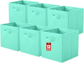 ShellKingdom Storage Bins, Foldable Fabric Storage Cubes And Cloth Organizer Drawer For Closet And Toys, 13 X 13 X 13 INCH, 6