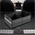 Car Trunk Organizer, Waterproof Large Capacity 600D Oxford Fabric Auto Trunk Storage Container with Pockets,