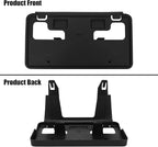 Front License Plate Frame Bracket Compatible with Ford F250 F350 F450 F550 Super Duty 2023 2024 2025 2026, Black No Drill Fro