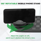 New Multifunctional Anti-Slip Rubber Pad, 4-in-1 Car Universal Dashboard Pad, 360° Rotatable Car Non-Slip Phone Pad w/Tempora