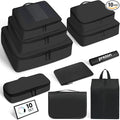 Mesh Packing Cubes for Travel, Durable Luggage Organizer with Sturdy Material and Double Zippers, Comprehensive Set for Trave
