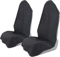 Towel Car Seat Covers - Super Absorbent Front Seat Protectors for Gym, Pets & Travel | Quick-Dry Towel Fabric | Universal Non