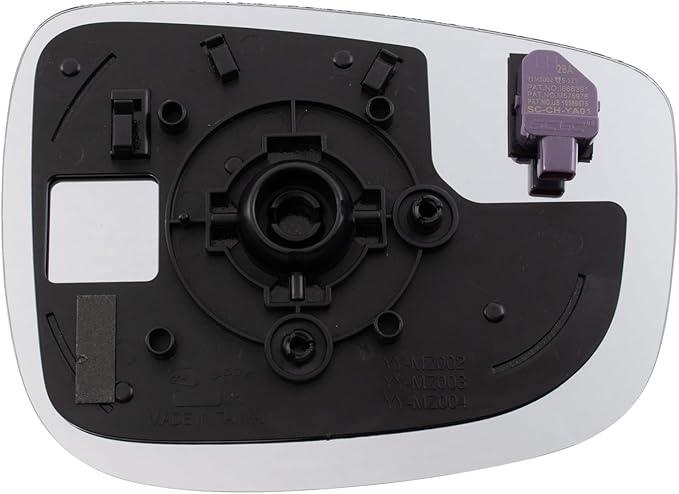 TRQ Driver Side Mirror Glass Non Heated Blind Spot For Factory Equipped Mirrors Compatible with 2016-2021 Mazda CX-3
