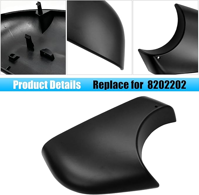 Jaronx Compatible with Tesla Model Y Mirror Bottom Cover & Housing Frame 2020-2025, Left Driver Side Rearview Mirror Cover Bracket Lower Base & Frame Housing Replacement for Tesla Model Y
