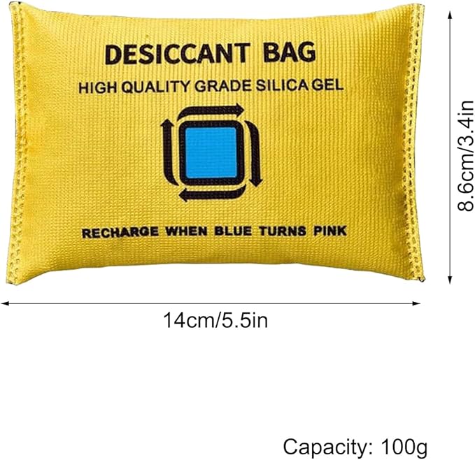Car Dehumidifier | Portable and Reusable Car Accessories | Moisture Absorber for Car | for Cabinets Basements Caravans Boats 