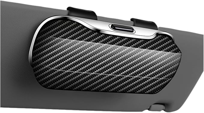 GDQ Sunglass Holder for Car Visor Clip Glasses Case Car Sunglasses Case for Car Sun Visor Glasses Storage Box Car Sunglass Holder Car Visor Accessories Universal for SUV Sedan Truck