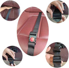 Soft Bump Cushion for Seat Adjustmen Belly Comfort Support Adjuster for Seat Comfort Car Cup Holder Coaster Comfort Pads Buckle Pads Extend Cover Making Shoulder Neck Comfortable Convenient (Black)