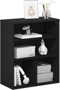 Furinno PASIR Book Shelf, 3-Tier Display Bookshelf with Adjustable Shelf, Bookcase, 11.8 x 23.6 x 28.2, for Living Room, Bedr