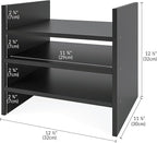 Ballucci 4-Tier Paper Sorter and File Organizer for Desk, Wood Mail Sorter, Fits into IKEA Kalax and ClosetMaid Cube Storage 