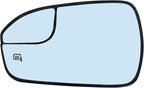 Driver Left Side Mirror Replacement for 2013 2014 2015 2016 2017 2018 2019 2020 Ford Fusion Side Mirror Glass - Side View Heated Convex Mirror with Blind Spot Rear Holder