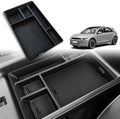 BestEvMod for Ioniq5 Armrest Storage Box Center Console Organizer Tray Interior Accessories with Rubber Black Trim Compatible with Hyundai Ioniq 5 2022-2026 Accessories(V1)